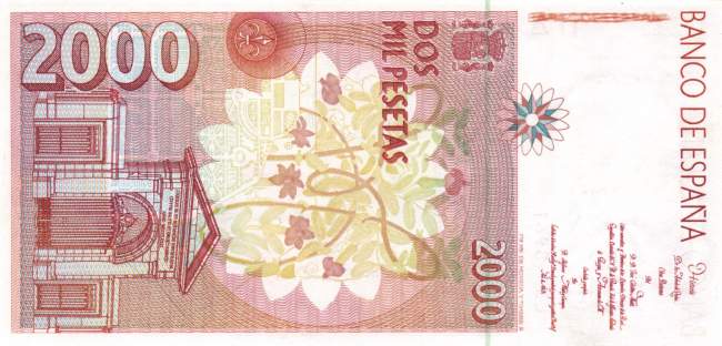 2000 Pesetas 24.4.1992
